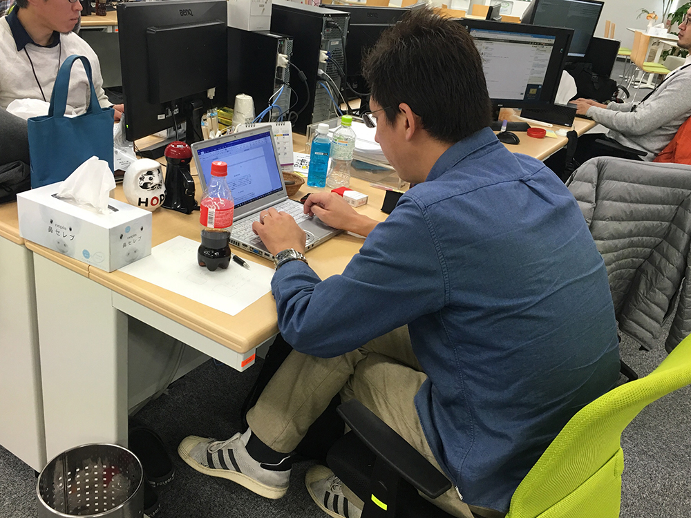 実際の社長席