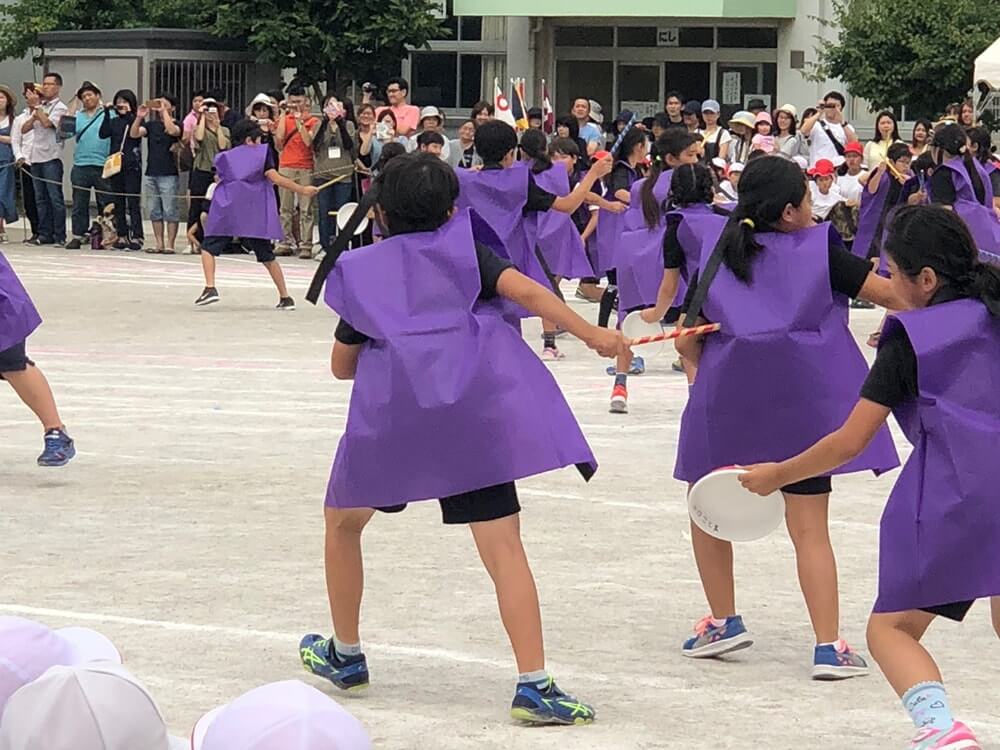 息子の運動会の様子