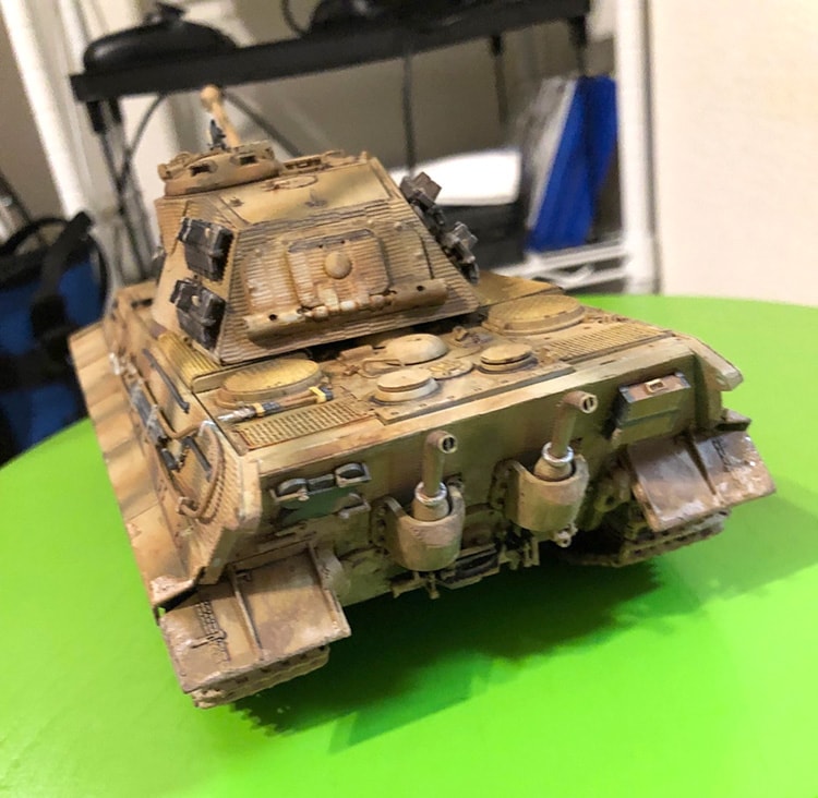戦車プラモデル完成