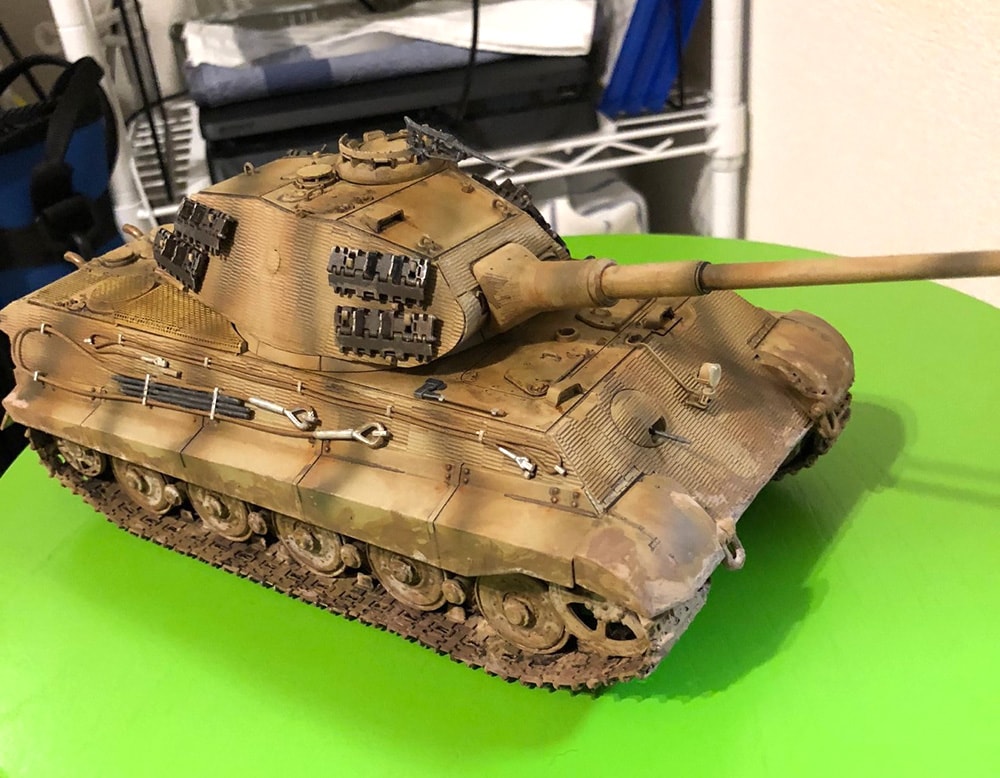 戦車プラモデル完成